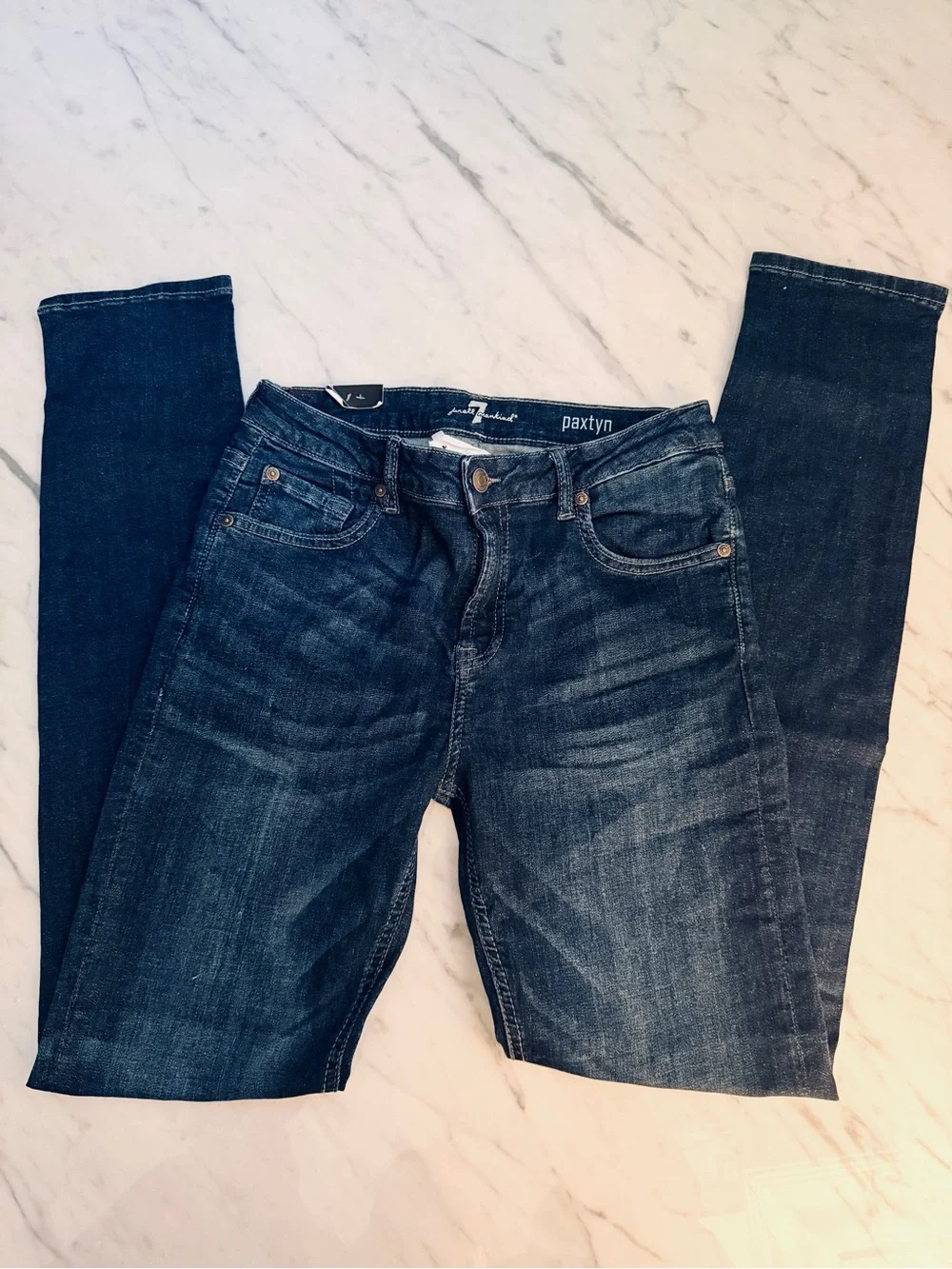 NWT 7 for all Mankind Paxtyn Skinny Jeans Boys Size 16